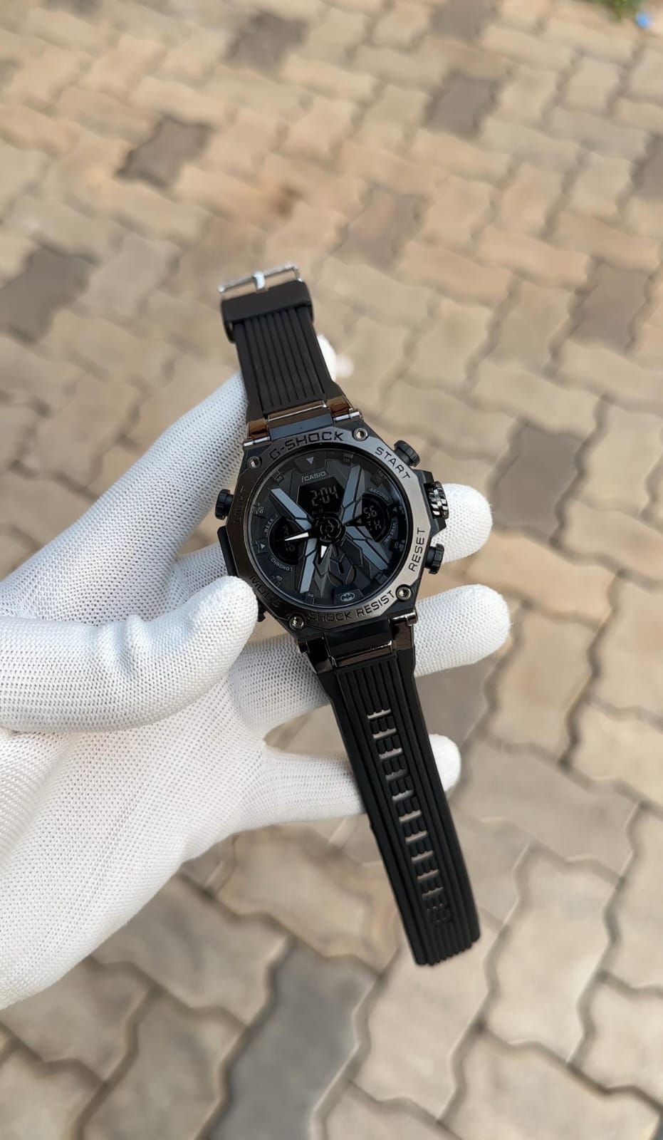 BEST QUALITY BATMAN EDITION DIGITAL AND ANALOG WORKING BLACK WATCH