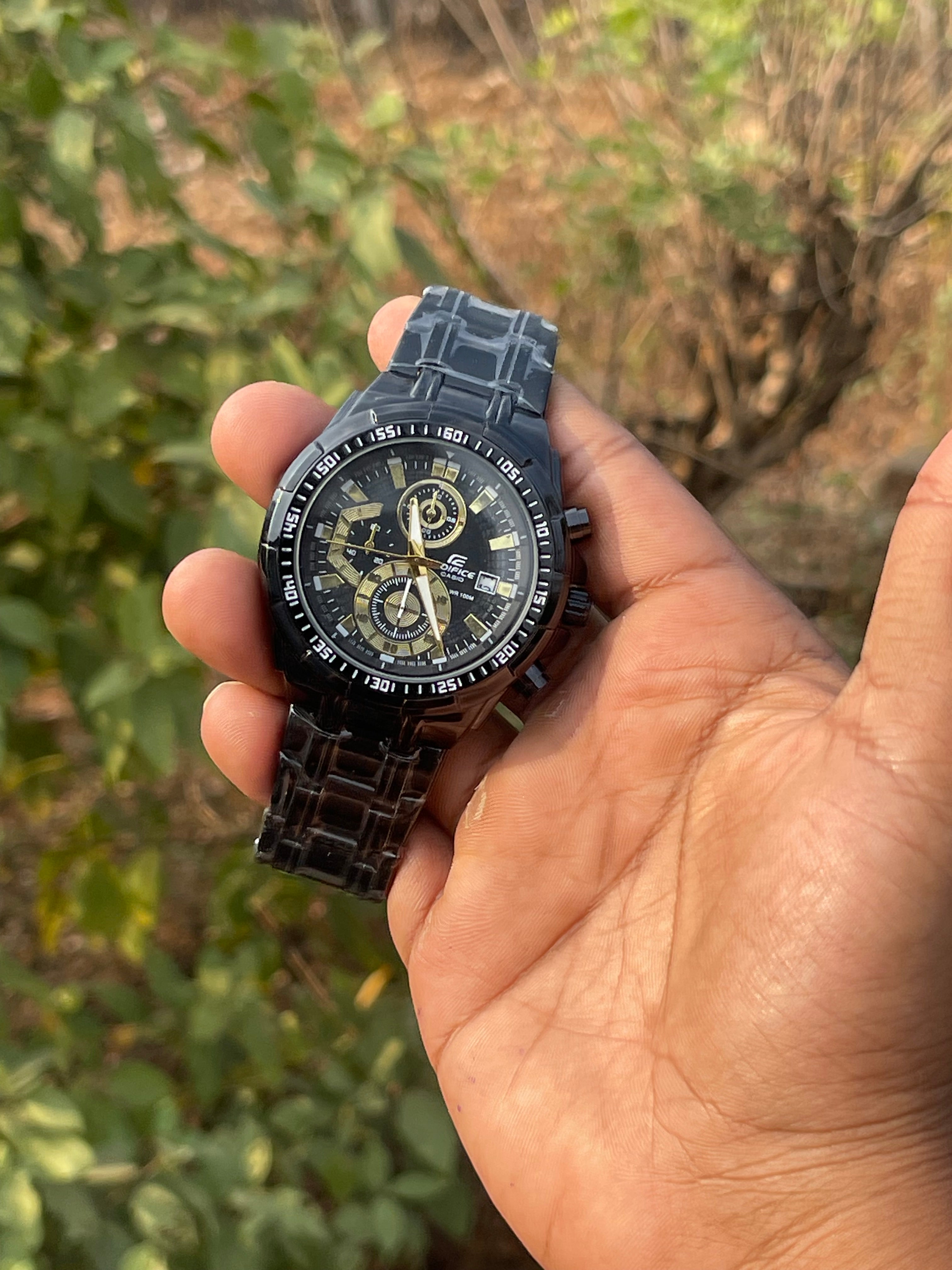 BUDGET FRIENDLY ANALOG CHAIN WATCH WITH DATE WORKING