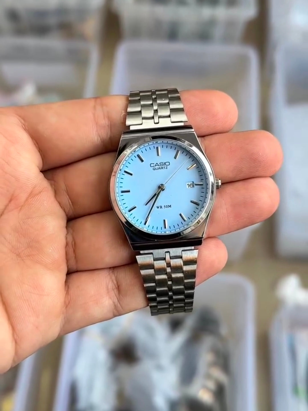 Unisex vintage series chain steel watch