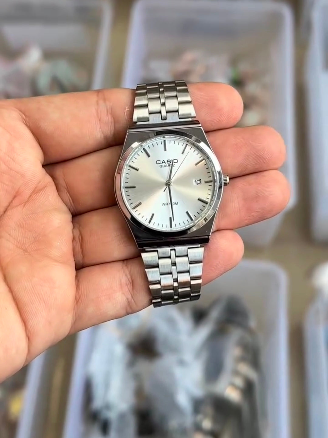 Unisex vintage series chain steel watch