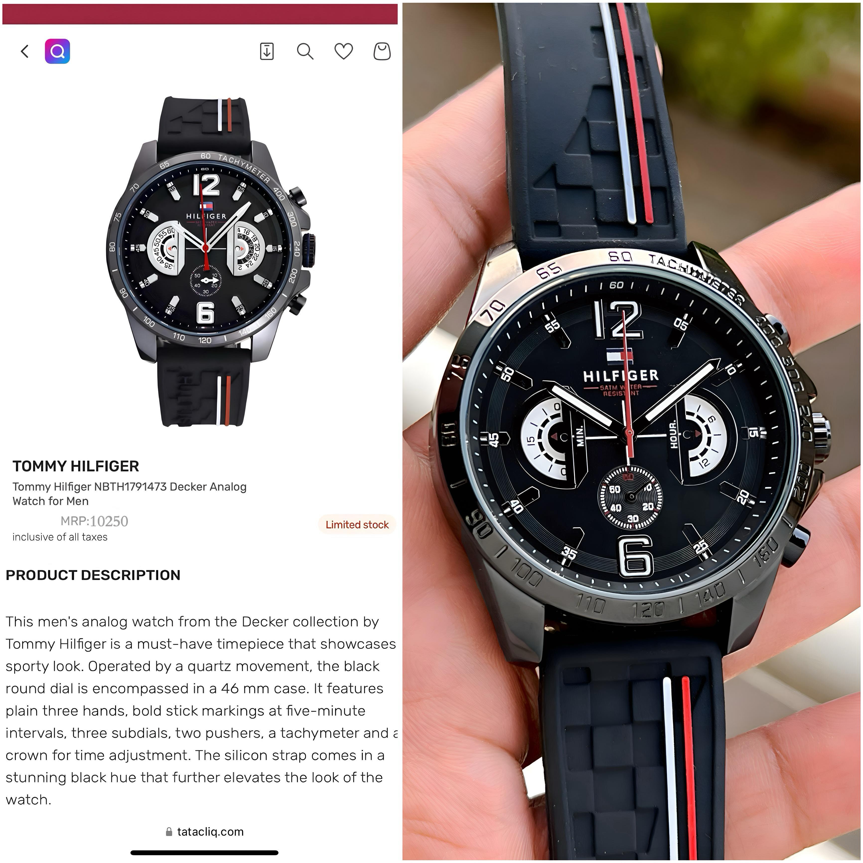 TRENDING DECKER ANALOG WATCH FOR MEN